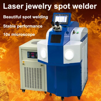 200W Gold Silver Laser Spot Welding Machine for Jewelry Repair and Micro Welding