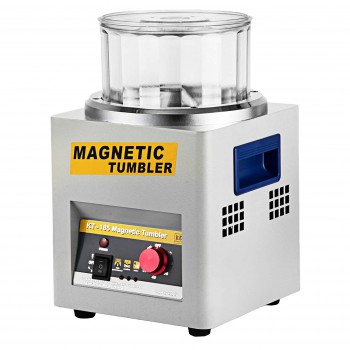 Jewelry Magnetic Tumbler 2000 RPM Finisher 7.3 inch Magnetic Polisher with Adjustable Speed KT185